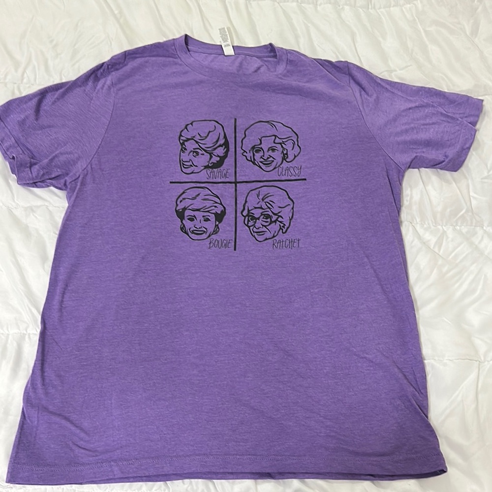 Purple Unisex T-Shirt Golden Girls
